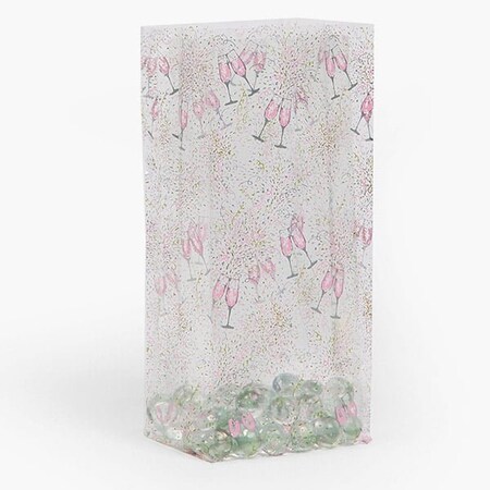 Nashville Wraps Celebration Cheers Cello Bags, 5x3x11.75 in, 100PK C4BCCH