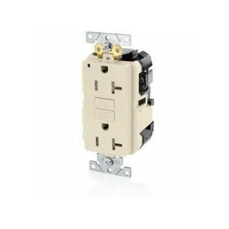 Leviton Self-Test GFCI Receptacle, Lev-Lok MGFT2-T
