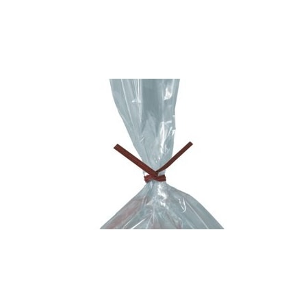 Bubblefast 2000-8 x 5/32'' Red Paper Twist Ties, 2000PK BFPBT8R