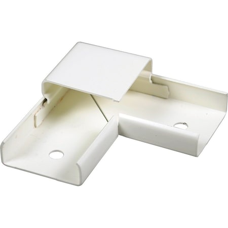Wiremold Flat Elbow Fitting, Ivory, Steel V2011