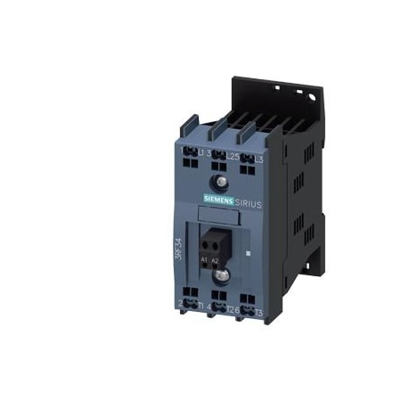 Siemens Solid-state contactor 3-phase 3RF3 AC 53 / 5.2 A / 40 Degrees C 48-600 V / 24 V DC 3RF3405-2BB06