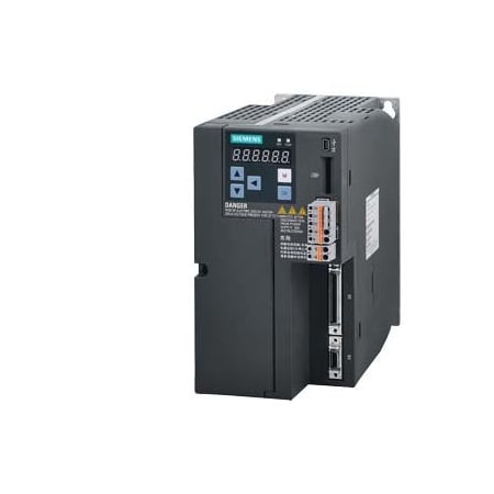 Siemens SINAMICS V90 Input voltage: 380-480 V 3 A -15%/+10% 9.8 A 45-66 Hz 6SL3210-5FE12-0UA0