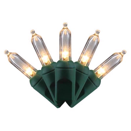 Celebrations LED T5 Warm White 50 ct String Christmas Lights 11-09025A