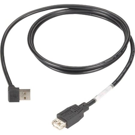Black Box BLACK BOX USB 2.0 A M (rt Angle) To A F 4 Feet Cable USBR08-0004