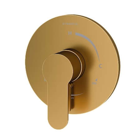 Symmons Identity Wall Mounted Single Handle Shower Valve Trim with Volume Control Lever (Valve Not Included) S6790BBZTRM