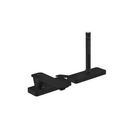 Axor Citterio C 3-Hole Roman Tub Set Trim with 1.75 GPM Handshower and Sbox in Matte Black 49430671