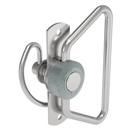 Southco Compression Latch, Self-Adjusting, Bail Handle, Rivet / Screw thru hole Installation 57-40-707-80