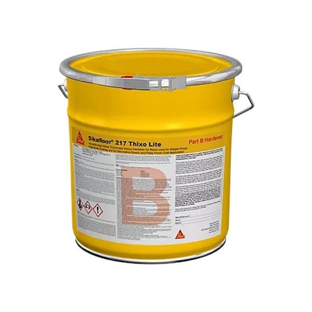 Sika Epoxy Coating, Clear, 3 gal, High Gloss 512789