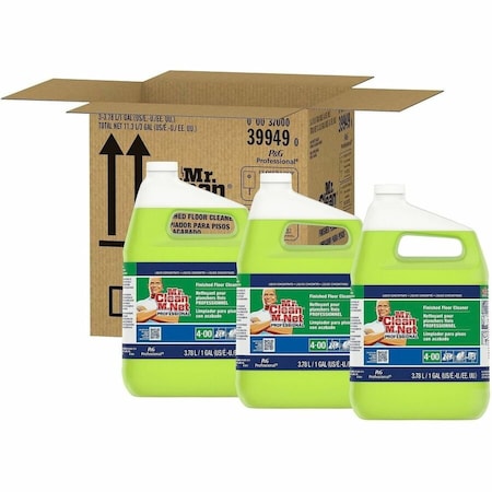 Mr. Clean Floor Cleaner, 1 gal, Bottle, Lemon 39949