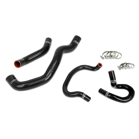Hps Performance High Temp Reinforced Silicone Radiator and Heater Coolant Hose Kit, Black,  57-2099-BLK