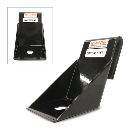 Safetywhips Warning Whip Light Duty Window Mount, Black, Metal, 4.3 Length LWW-Mount