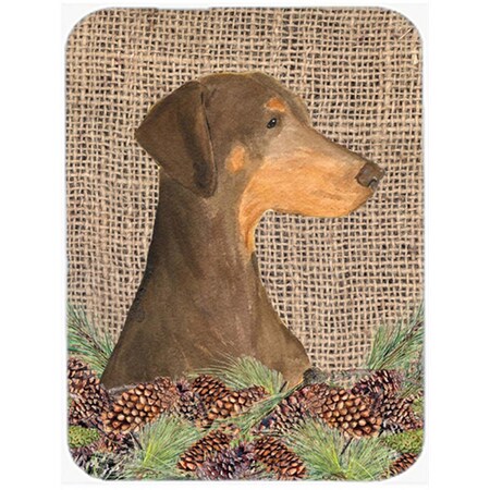 Carolines Treasures Doberman Glass Cutting Board - Large SS4070LCB