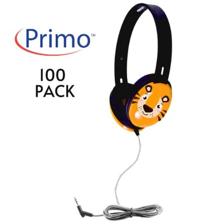Hamiltonbuhl HamiltonBuhl  Primo Series Tiger Stereo Headphones, 100PK PRM100T-100