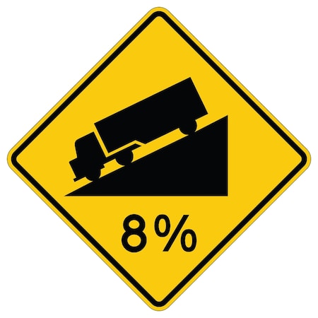 Sign Solutions Usa Traffic Sign, 30 in Width, Aluminum Sign, Diamond DUS10HYE3030W7-1a