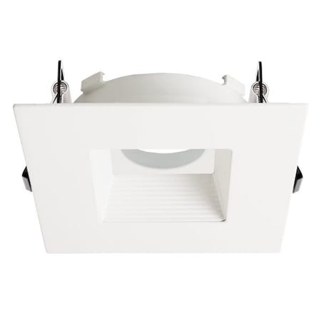 Elco Lighting Flexa 4in Adjustable Square Reflector for Canless Koto Module, lm, K, Black EKCL4743BB