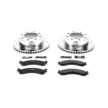 Powerstop FRONT 1 CLICK BRAKE KIT W/ HARDWARE K2156