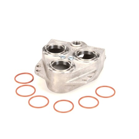 Hatco Rear Head with O-Rings, Stainless Steel R03.17.004.01