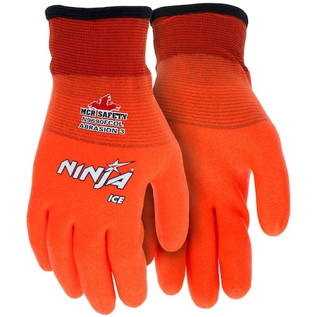 Mcr Safety Personal Protective Gloves, XX-Large, PVC Coating, Nylon, Resists: Abrasion/Cut/Puncture N9690FCOXXL