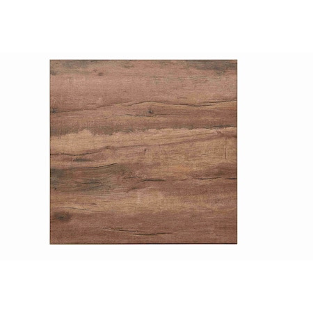 Bfm Seating 2in Relic Table Top - Melamine PVC Self-Edge 36x36 - Knotty Pine 2KP3636