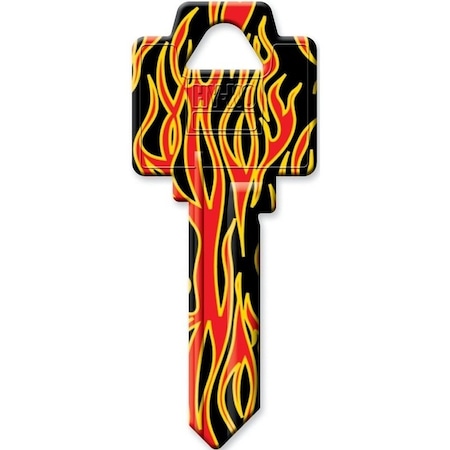 Hy-Ko Key Blank, Brass, Nickel, For: Weiser Cabinet, House Locks and Padlocks 16010WR5