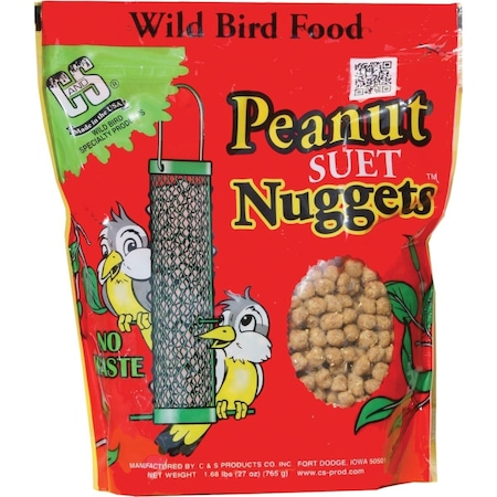 C&S 27 Oz. No Melt and Waste Free Peanut Suet Nuggets 100214178