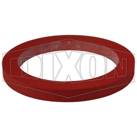 Dixon Cam and Groove Gasket, 3 in Nominal, Silicone, Domestic 300-G-SIL