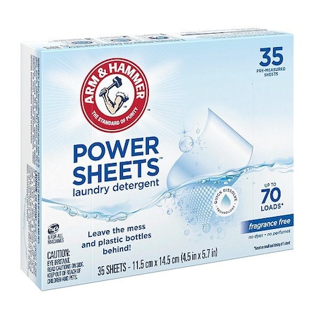 Arm & Hammer Laundry Detergent Power Sheets, PK6 33200-97694