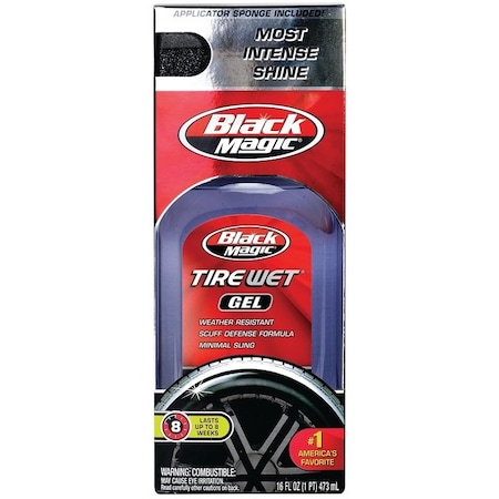 Black Magic Tire Shine, 16 oz, Gel, Cherry 5072647