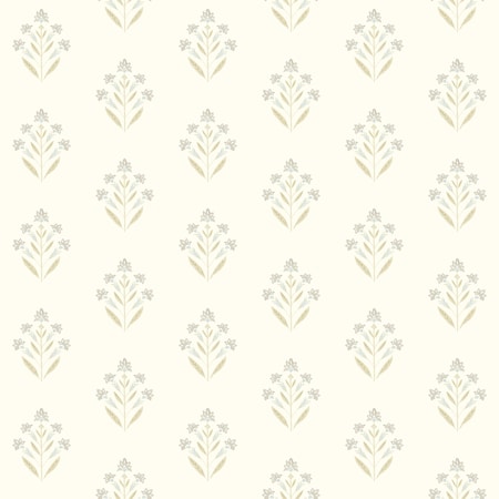 Chesapeake Kova Yellow Floral Crest Wallpaper 3125-72348