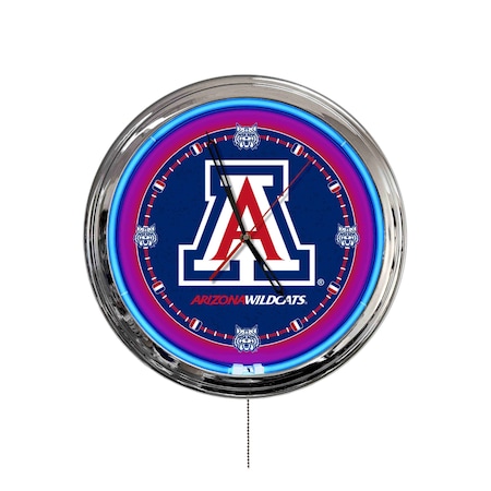 Holland Bar Stool University of Arizona 16 LED Wall Clock ClkL16