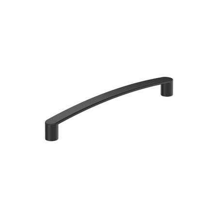 Amerock Rift 6-5/16 inch (160mm) Center-to-Center Matte Black Cabinet Pull, 25PK 25VMP36906FB
