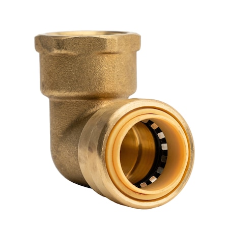 Zoro Select Female Elbow, Brass, Not Applicable LF823FR
