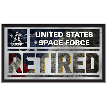 Holland Bar Stool Co United States Space Force 26in x 15in Retired Wall Mirror MRet