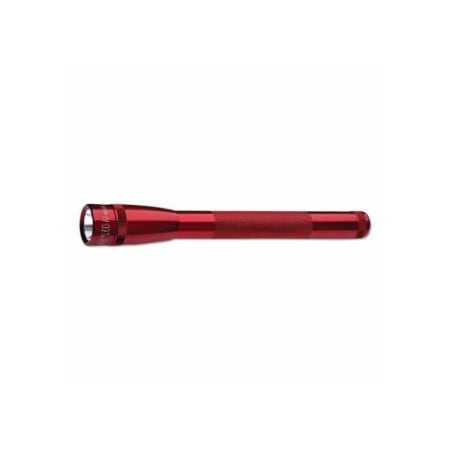 Mag-Lite Mini Maglite LED Flashlight, 2 AA, 69 Lumens, Red 459-SP2203H