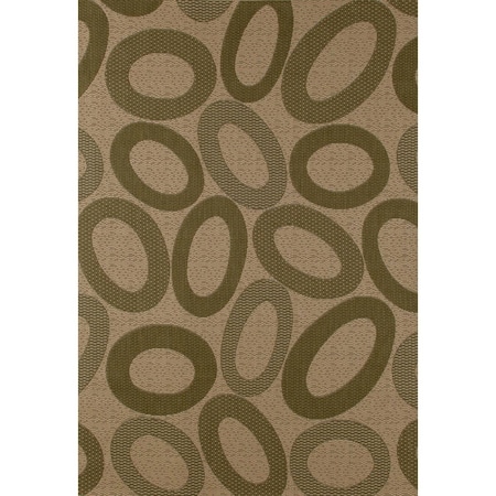 Standalone 8 x 11 ft. Plymouth Collection Floating Flat Woven Indoor & Outdoor Area RugBeige ST323338