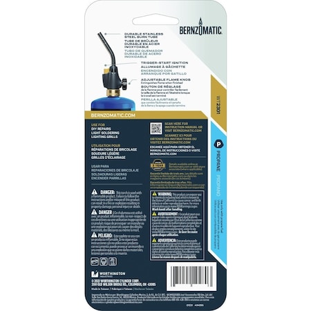 Bernzomatic Utility Torch Head 361552