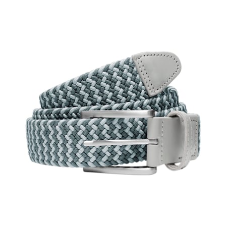 Puma Braided Weave Golf Belt - Ash Grey/Slate Sky/L/XL PUMBRDWGBLTAGS
