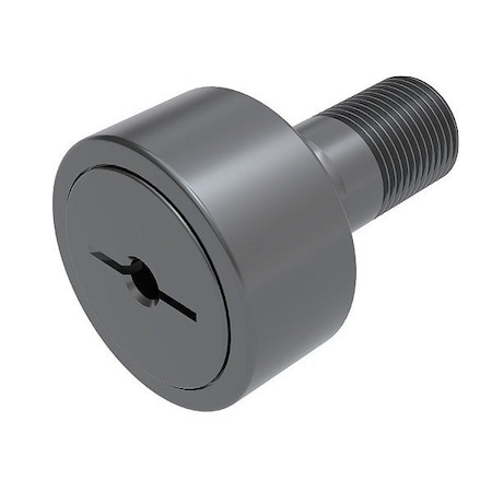 Accurate Bushing | Smith Bearing® Plain Cam Follower: - M6 x 1 Thread Size, 3,750 N Static Load, Steel Roller | Part #MCR-16-S