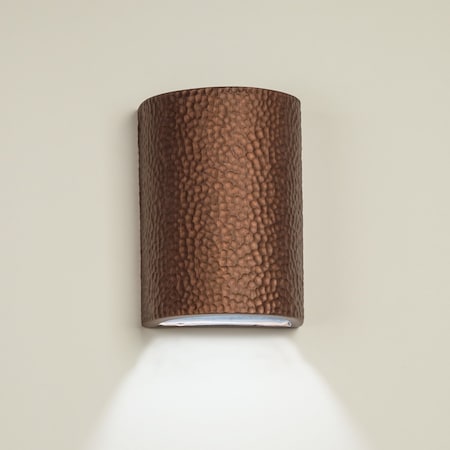 Luxury Lighting Hammerman 8.5 in Ceramic Outdoor Wall Light, Rubbed Copper Paint Finish, 2PK (2) HM100-ACop-ud-7