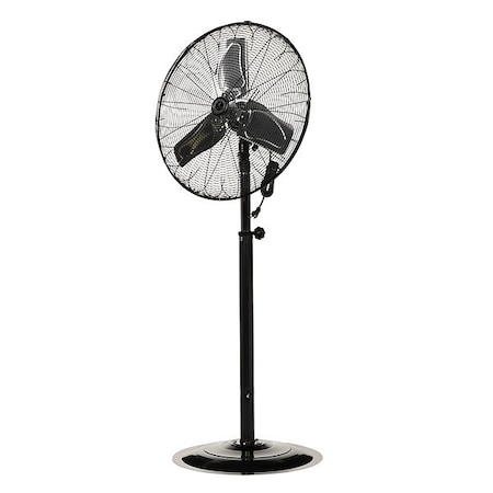 Tpi CirculatingFan, 24inDia, Black, Plug-In CACU 24-PO