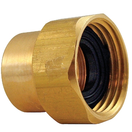 Anderson Metals 3/4'' FHT x 1/2'' FIP Brass Adapter 737482-1208