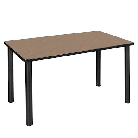 Regency Kee Training Seminar Table, 48 in W, 24 in L, Noble Oak MT4824NOBPBK