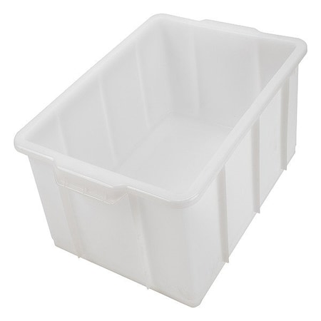 Zoro Select Stackable Tanks, 14 3/8 in W, 10 in H, HDPE 603