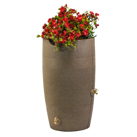 Good Ideas Impressions Havana 50 Gallon Rain Saver - Khaki Granite IM-HAVA50-KGR