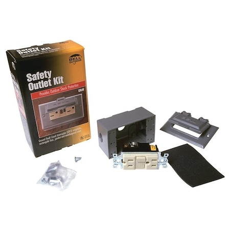 Hubbell Cover Kit, 3-9/64 in L, 7 in W, Gray, Powder-Coated 5874-5S