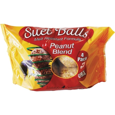 Wildlife Sciences Peanut Blend Suet Ball, 4PK 434