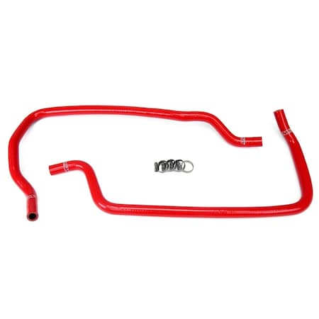Hps Performance High Temp Reinforced Silicone Heater Coolant Hose Kit, Red,  57-1449H-RED