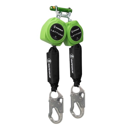 Safewaze Latitude 11ft Dual Web SRL: 9013 BWB, Snap Hooks 024-5426