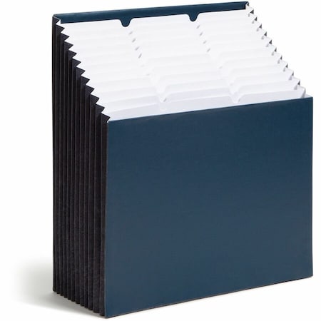Smead STADIUM FILE, 12 SECTIONS, 1/12-CUT TAB, LETTER SIZE, NAVY 70211