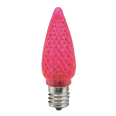 Bulbrite 0.6W LED C9 PINK E17 120V-25PK 862035